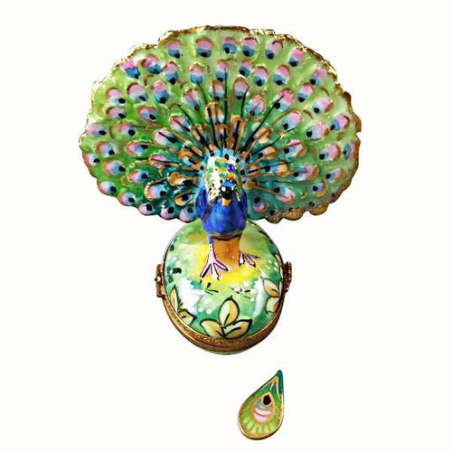Peacock With Removable Feather