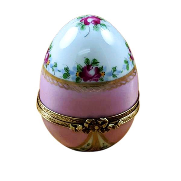 Pink Egg with Flowers