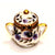 Purple Flowers Pot Canister Urn Tea Chest Porcelain Limoges Trinket Box - Limoges Box Boutique