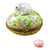 Rabbit On Easter Egg Limoges Porcelain - Limoges Box Boutique