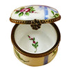 Round Blue First Curl Limoges Box - Limoges Box Boutique