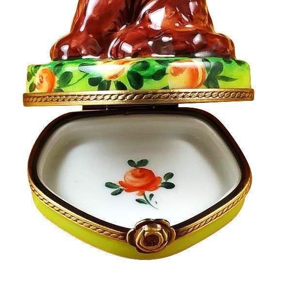 Ruby King Charles Spaniel Limoges Box - Limoges Box Boutique