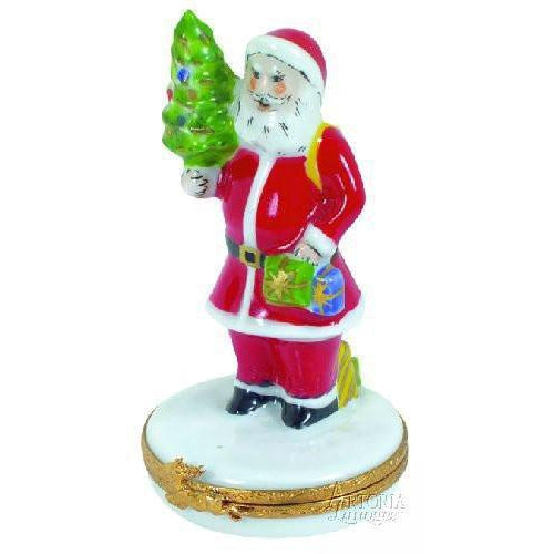 Santa Claus Limoges Box Figurine - Limoges Box Boutique