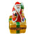 Santa on Box with Gifts and Lantern