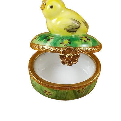 Adorable baby chick figurine perfect for Easter decorations