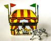 Brand Small Circus Tent w Tiger - Fast Shipping