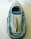 Speed Boat on Blue Water Limoges Box Figurine - Limoges Box Boutique