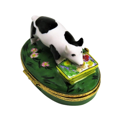 Spotted Pig Limoges Box Figurine - Limoges Box Boutique