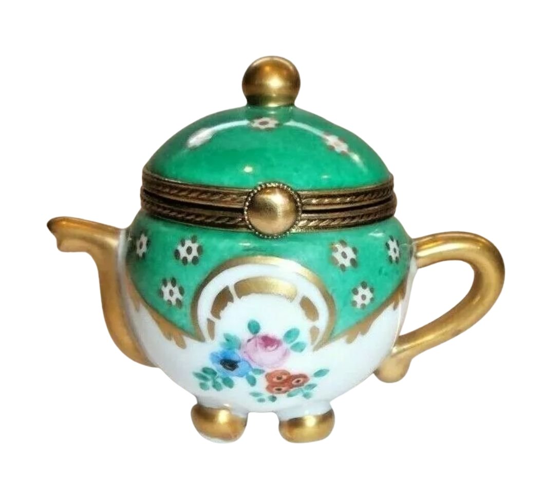 Teapot Green Boule