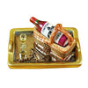 Tray With Wine Tasting Basket