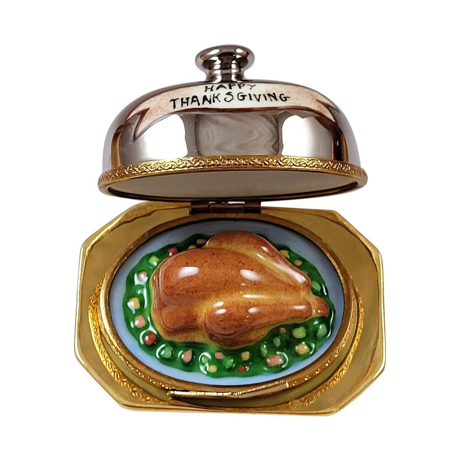 Turkey Under Chrome - Happy Thanksgiving Limoges Box - Limoges Box Boutique