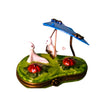 Two Ghosts Playing on Swing Limoges Box Figurine - Limoges Box Boutique