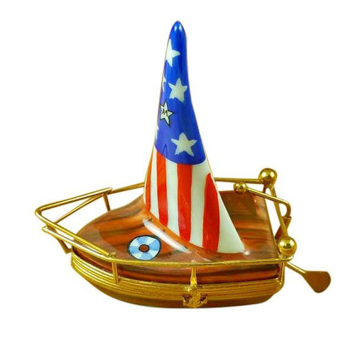 USA Sailboat with Rudder