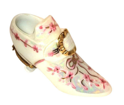 White French Shoe Carnival Glaze Birdal Cinderella 2"