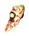 White French Shoe Carnival Glaze Birdal Cinderella 2"