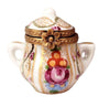 White Pot Canister Urn Tea Chest with Elegant Design and Spacious Storage
