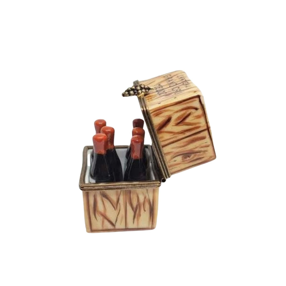 Wine enthusiast's dream: 6-bottle wine crate collection