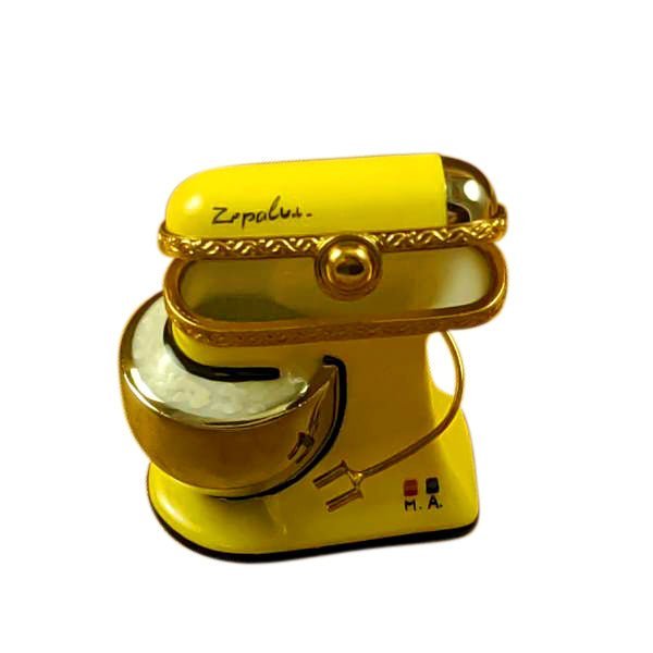 Yellow Mix Master with a Removable Cookbook